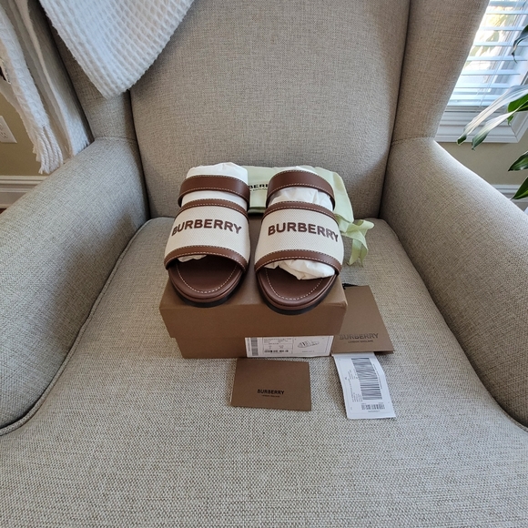 Burberry Shoes - Burberry Honour Slip On Sandals
